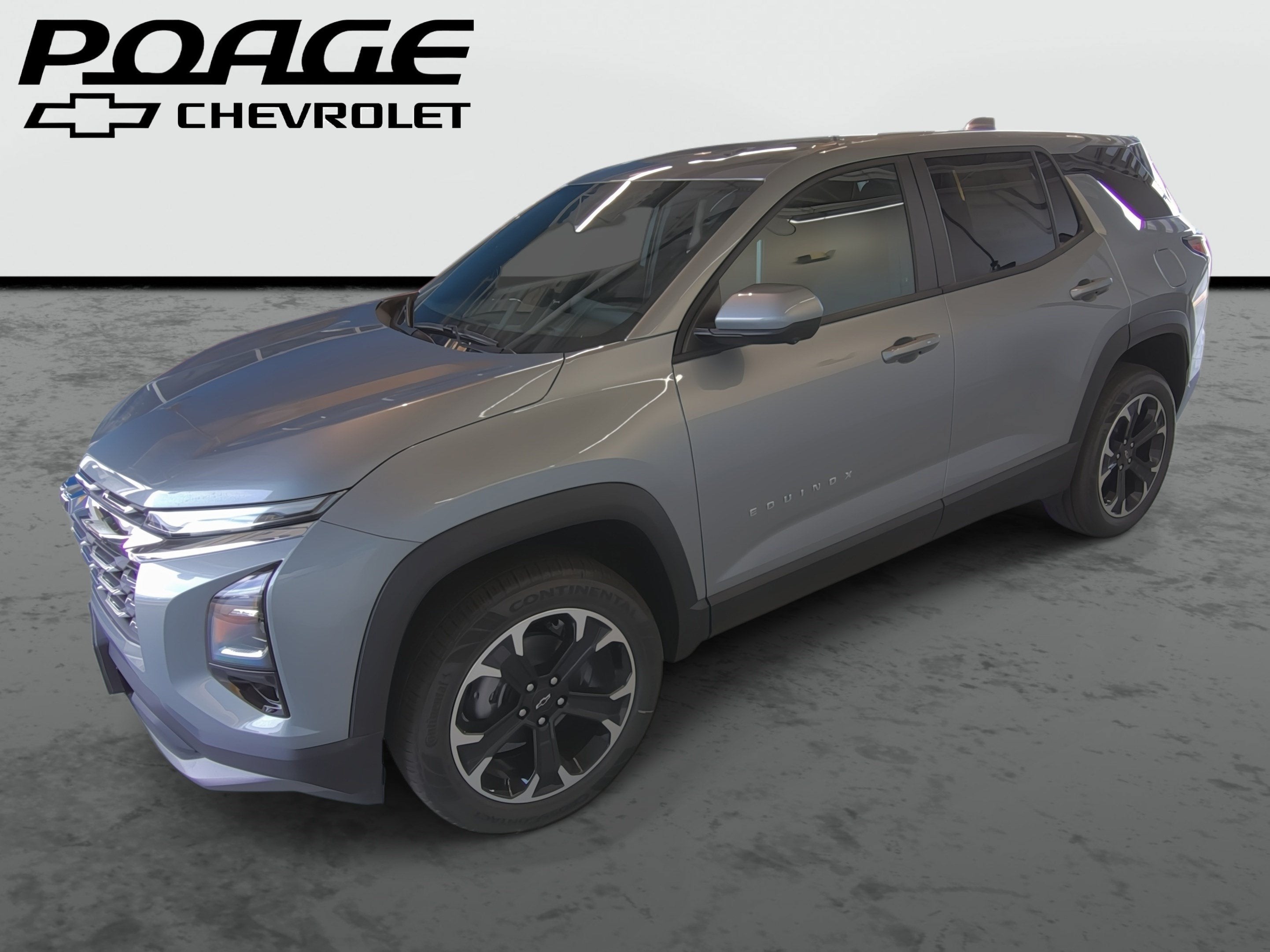 2026 Chevrolet Equinox LT in Sterling Gray Metallic — front three-quarter view