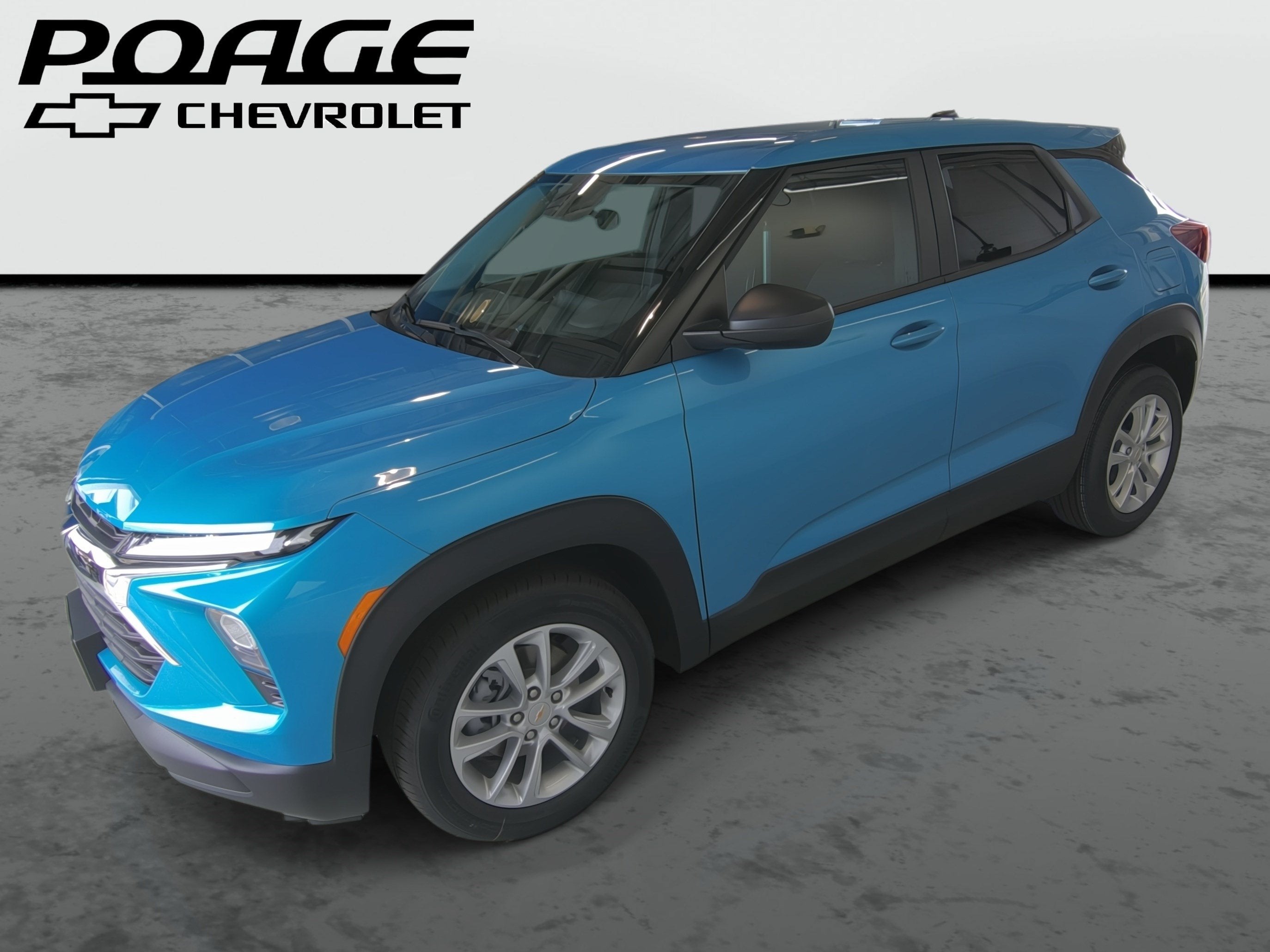 2026 Chevrolet Trailblazer LS in Marina Blue Metallic — front three-quarter view