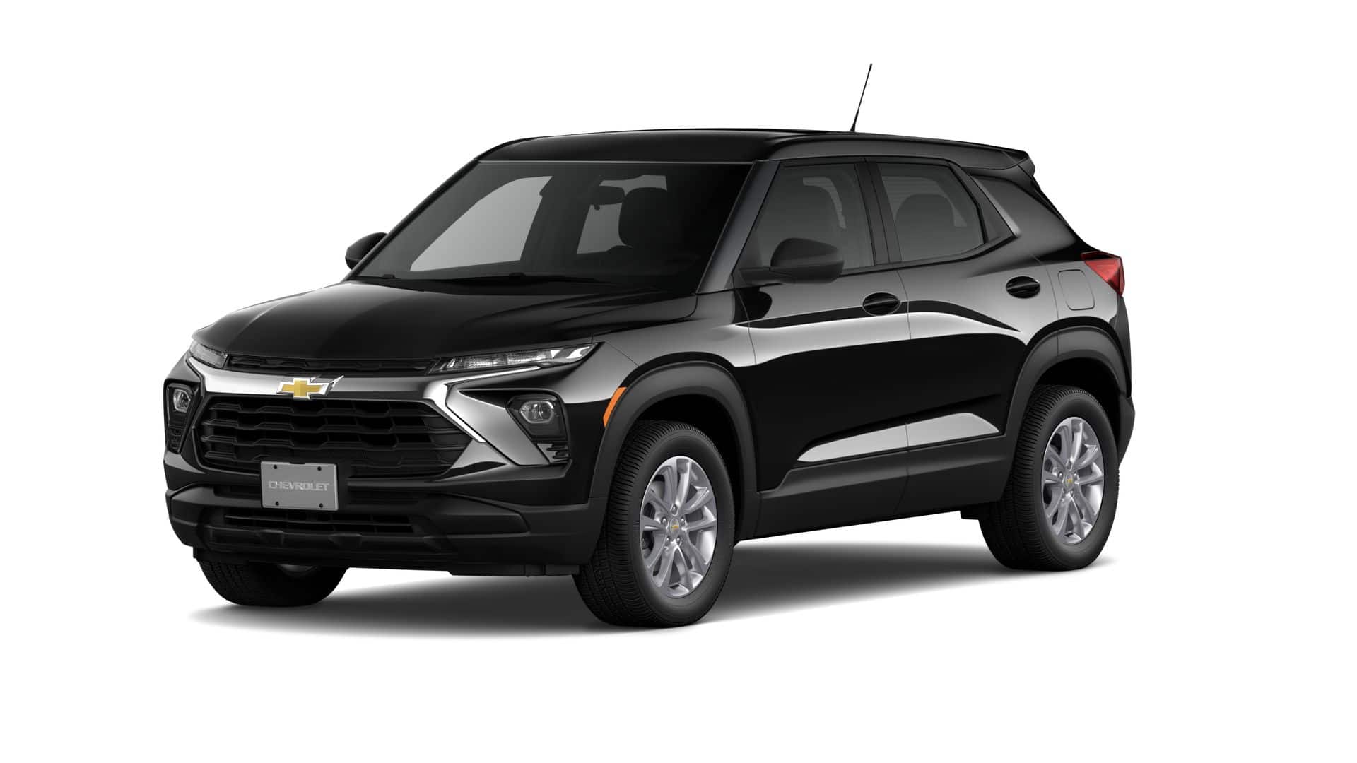 2026 Chevrolet Trailblazer LS in Mosaic Black Metallic — front three-quarter view