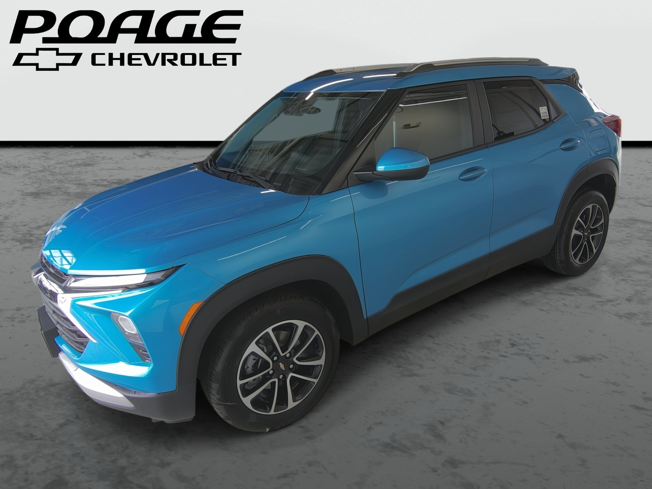 2026 Chevrolet Trailblazer LT in Marina Blue Metallic — front three-quarter view